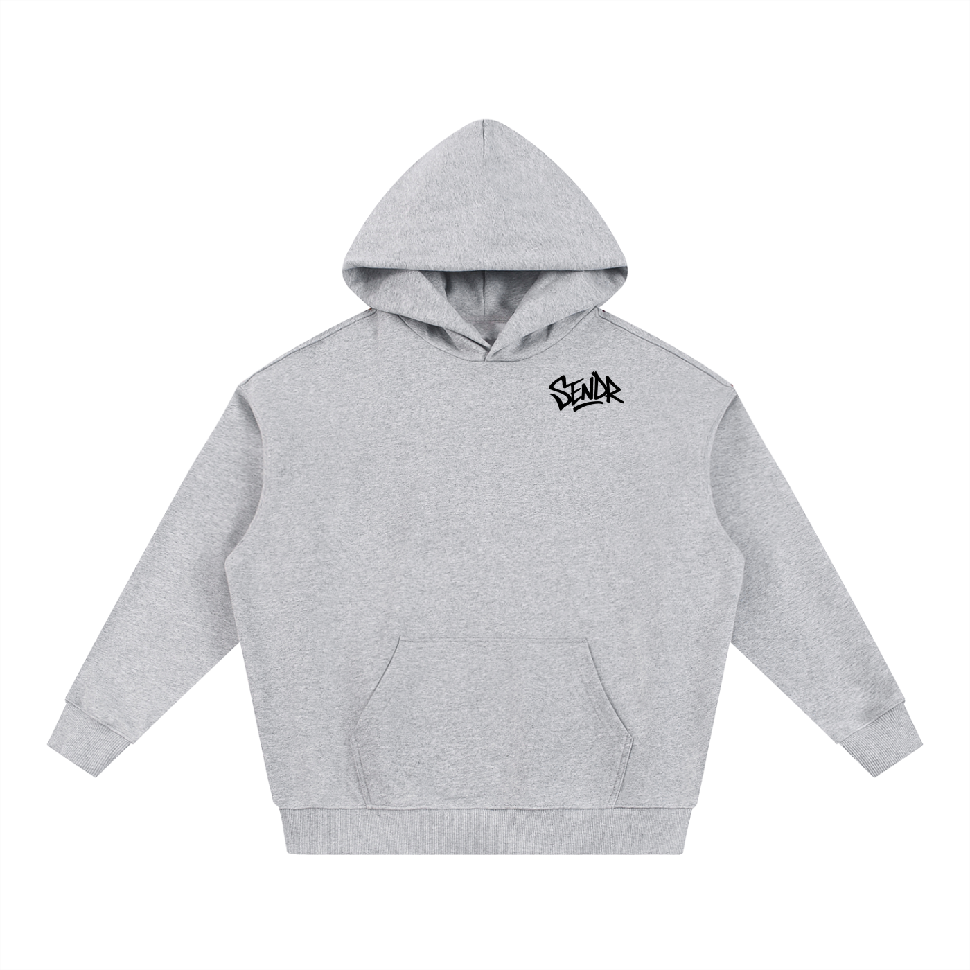SENDR black and grey hoodie unisex