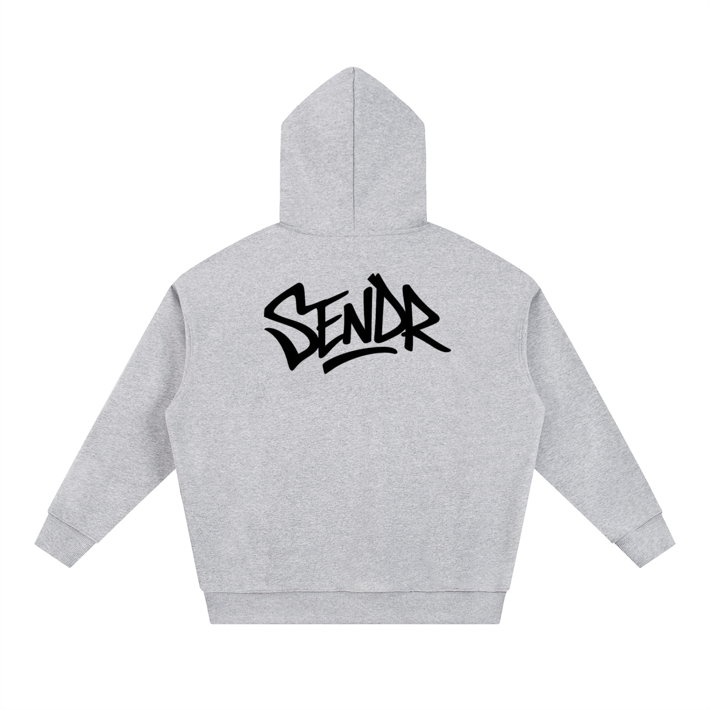 SENDR black and grey hoodie unisex