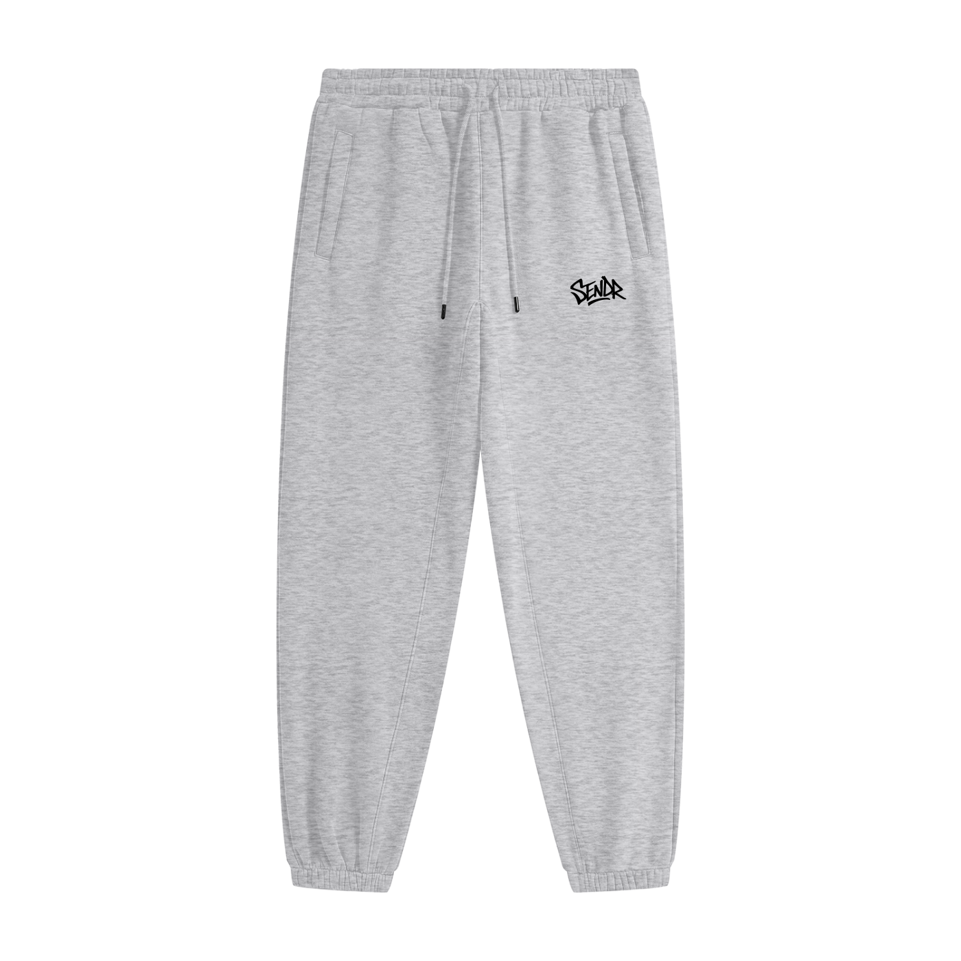 SENDR grey and black trackpants unisex